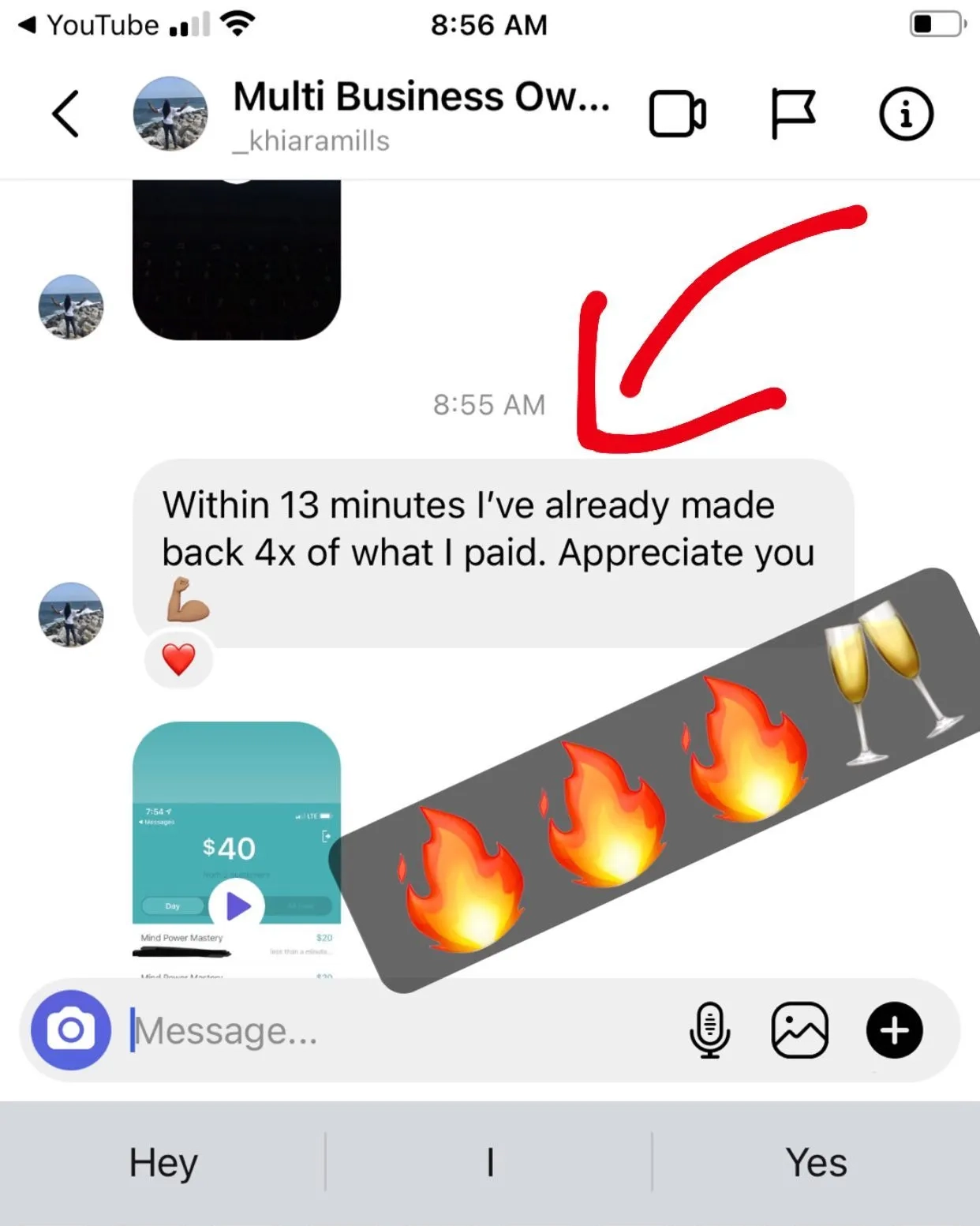 "Within 13 minutes I've already made back 4x of what I paid."