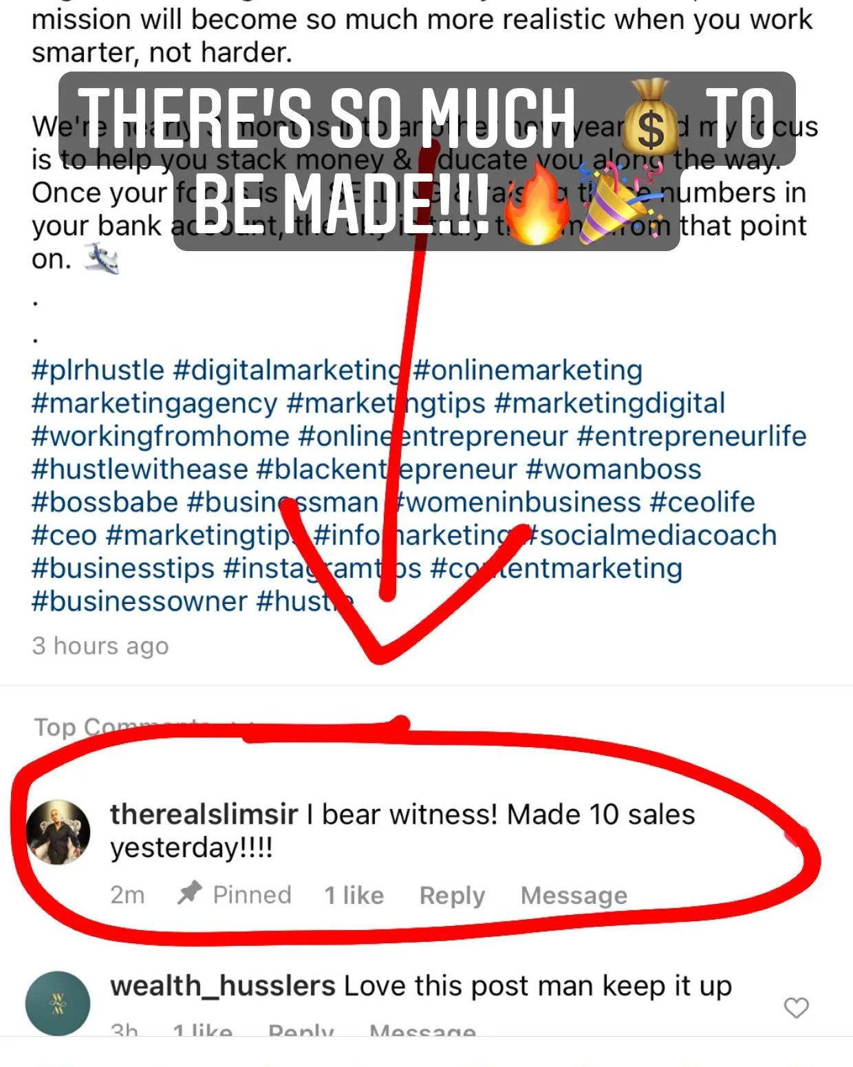 "I bear witness! Made 10 sales yesterday!"